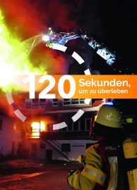 Kampagnenmotiv "120 Sekunden" zum Verhalten im Brandfall